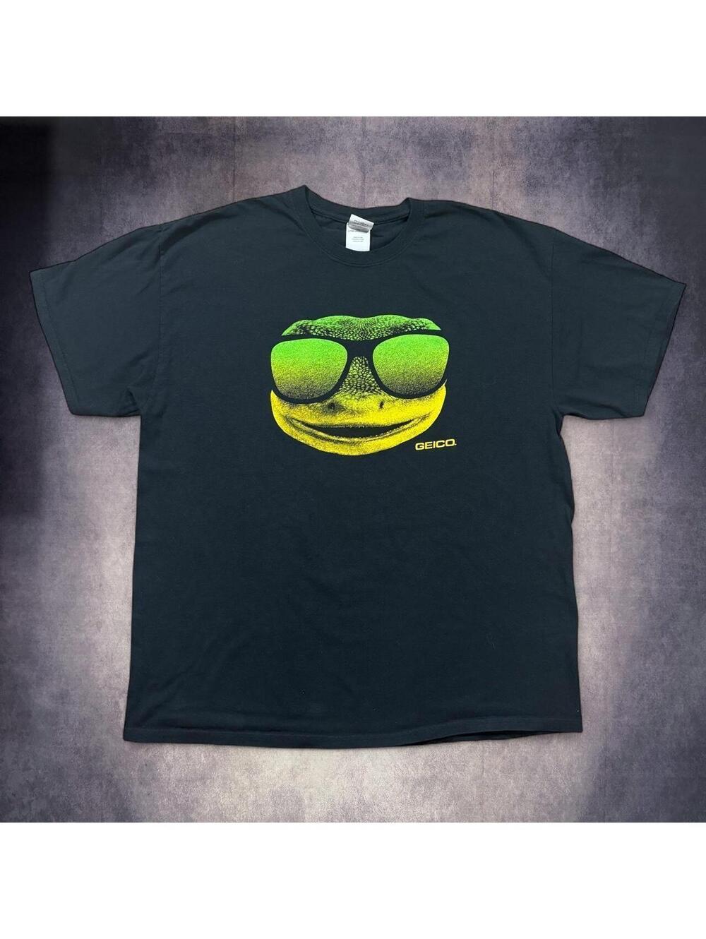 Vintage y2k Geico cotton t-shirt